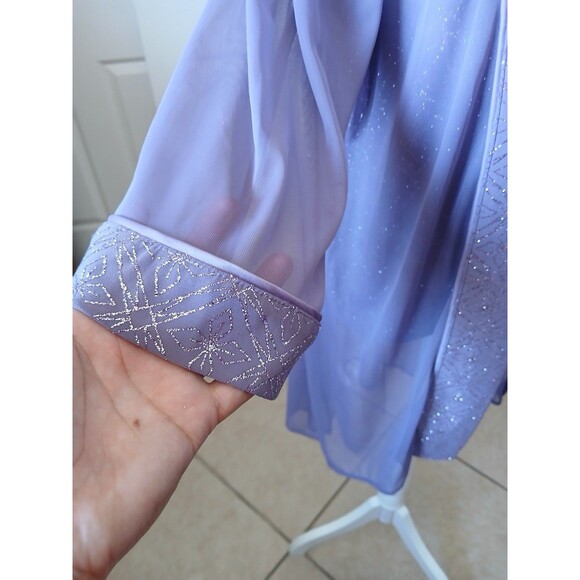 R&M Richards Women’s Open Front Jacket Attached Tank Lace Formal Purple Size 16 - Picture 4 of 16